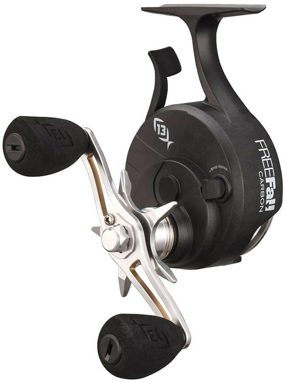 13 Fishing BBCFFW2.5-RH Black Betty FreeFall Carbon Ice Reel 5 13 Fishing BBCFFW2.5-RH Black Betty FreeFall Carbon Ice Reel - Image 5