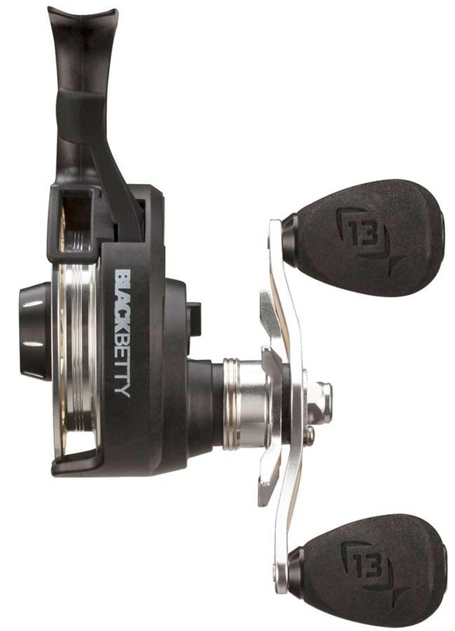 13 Fishing BBCFFW2.5-RH Black Betty FreeFall Carbon Ice Reel 3 13 Fishing BBCFFW2.5-RH Black Betty FreeFall Carbon Ice Reel - Image 3