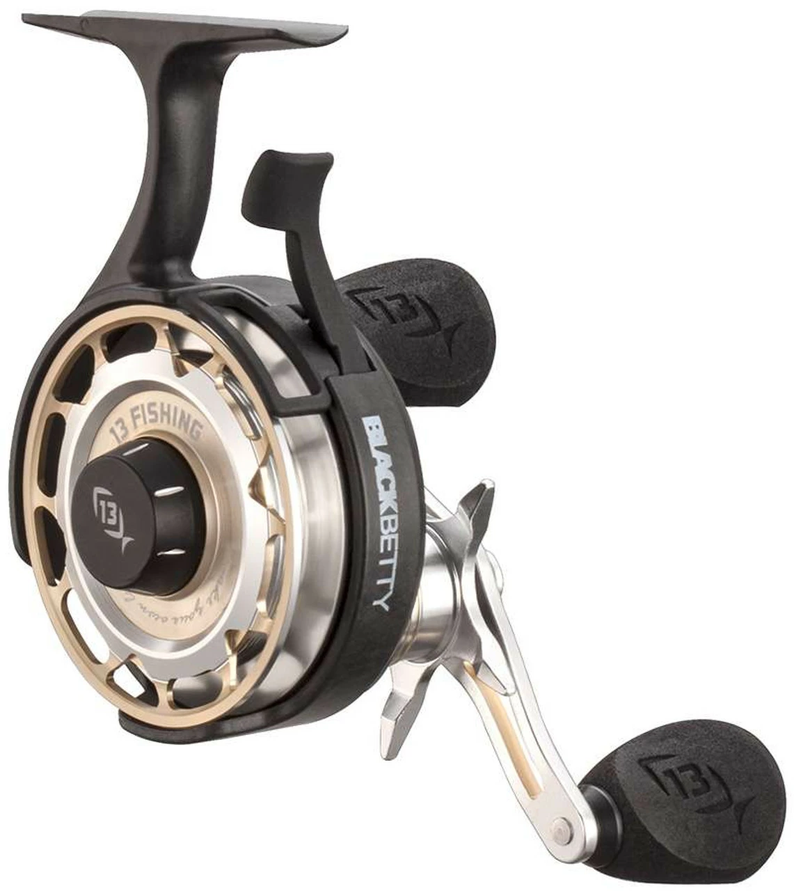13 Fishing BBCFFW2.5-RH Black Betty FreeFall Carbon Ice Reel 1 13 Fishing BBCFFW2.5-RH Black Betty FreeFall Carbon Ice Reel