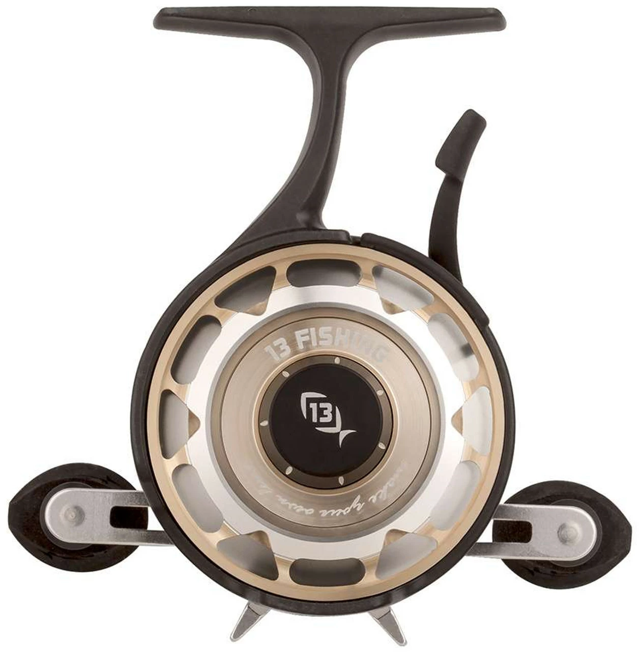 13 Fishing BBCFFW2.5-RH Black Betty FreeFall Carbon Ice Reel 2 13 Fishing BBCFFW2.5-RH Black Betty FreeFall Carbon Ice Reel - Image 2