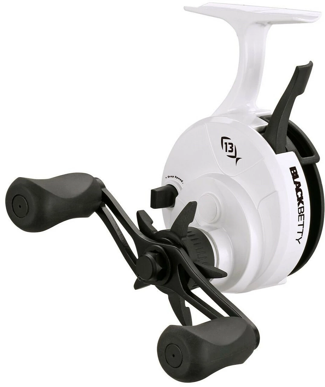 13 Fishing BBFFGW2.5-RH Black Betty Free Fall Ghost Ice Reel - R/H 3 13 Fishing BBFFGW2.5-RH Black Betty Free Fall Ghost Ice Reel - R/H - Image 3
