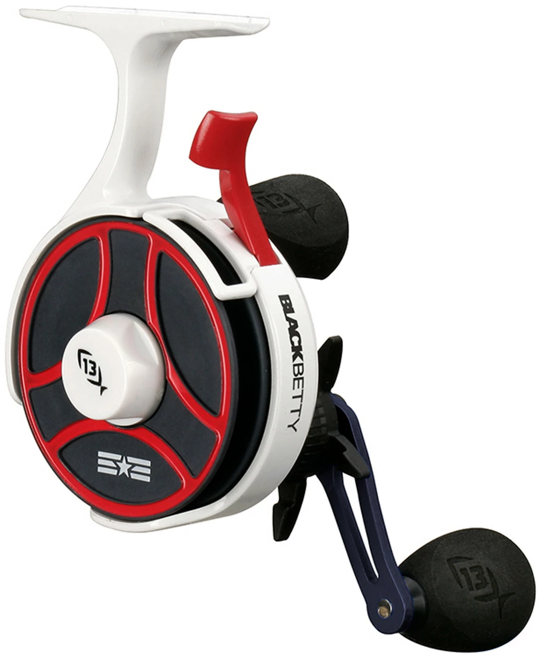 13 Fishing BBFFGWUSA-2.5-RH Black Betty Free Fall Ghost Ice Reel 1 13 Fishing BBFFGWUSA-2.5-RH Black Betty Free Fall Ghost Ice Reel
