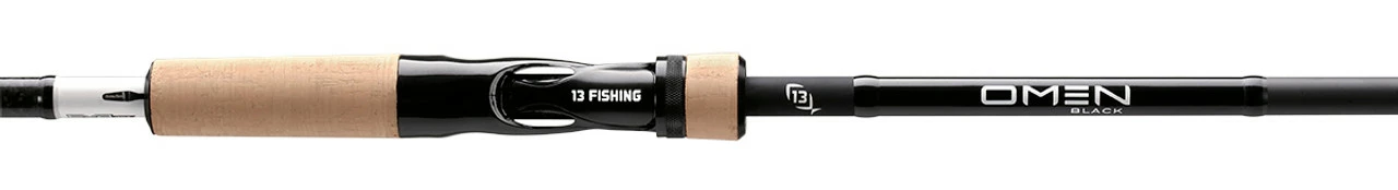 13 Fishing Omen Black 3 Casting Rods 2 13 Fishing Omen Black 3 Casting Rods - Image 2