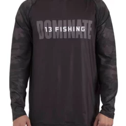 13 Fishing Noire Performance Long Sleeve Hooded Shirt - Small
