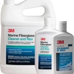 3M Company 3M Marine Fiberglass Cleaner And Wax