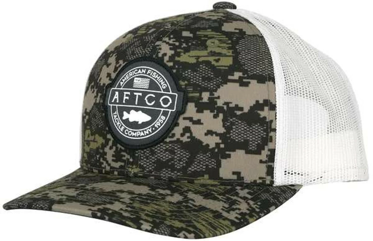 Aftco Bass Patch Trucker Hat 3 Aftco Bass Patch Trucker Hat - Image 3