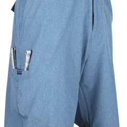 Aftco Cloudburst Fishing Shorts - 10in - Space Blue Heather - 34 -Marine Equipment & Accessories Sales Store aftco cloudburst fishing shorts 10in space blue heather 34 20939.1651375324