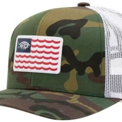 Aftco Canton Trucker Hat - Green Camo - OS