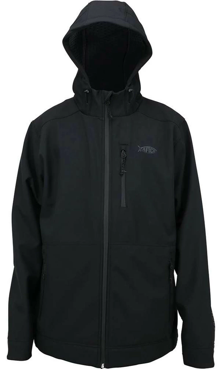 Aftco Reaper Softshell Jacket - Black 1 Aftco Reaper Softshell Jacket - Black