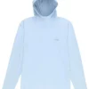 Aftco Rescue Lightweight Hoodie - Sky Blue Heather - Medium
