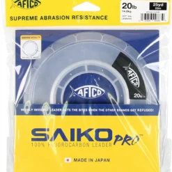 Aftco Saiko Pro Fluorocarbon Leader - Clear