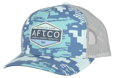 Aftco Transfer Hat - Teal Digi Camo 1 Aftco Transfer Hat - Teal Digi Camo