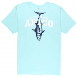 Aftco Weigh-In Tuna T-Shirt - Bahama Heather - Large