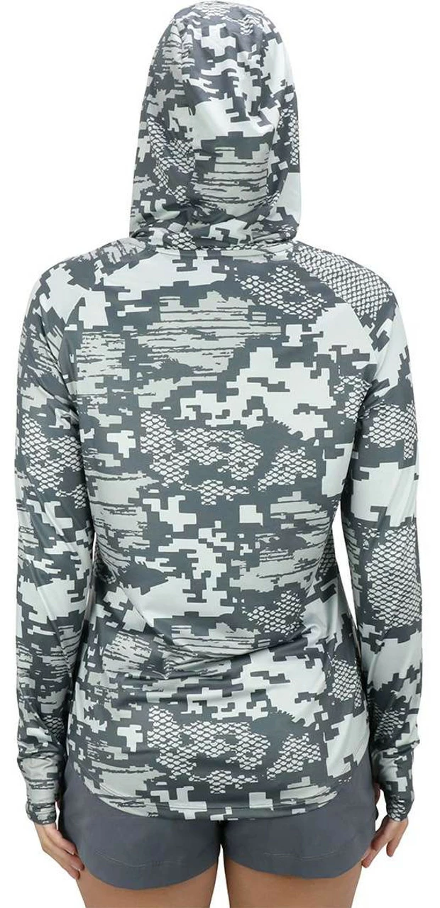 Aftco Womens Tactical Camo Hooded Shirt 2 Aftco Womens Tactical Camo Hooded Shirt - Image 2