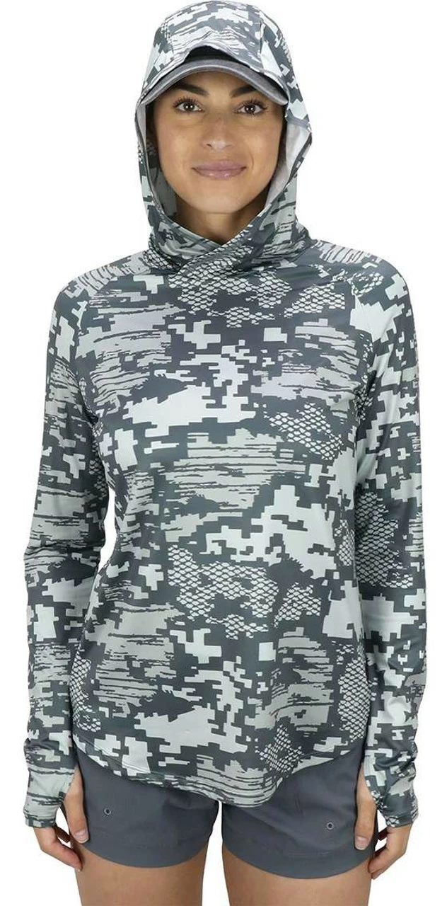 Aftco Womens Tactical Camo Hooded Shirt 1 Aftco Womens Tactical Camo Hooded Shirt