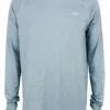 Aftco Yurei Performance Long Sleeve Shirt - Slate Heather - X-Large