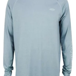 Aftco Yurei Performance Long Sleeve Shirt - Slate Heather - X-Large