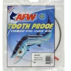 American Fishing Wire S04C-0 #4 Toothproof SS Leader Wire