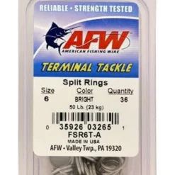 American Fishing Wire SS Split Rings -Marine Equipment & Accessories Sales Store american fishing wire ss split rings 29044.1651171813