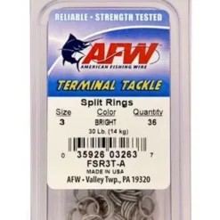American Fishing Wire SS Split Rings -Marine Equipment & Accessories Sales Store american fishing wire ss split rings 48630.1651171813