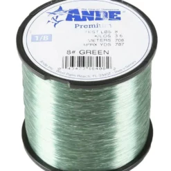 Ande Premium Mono 1/8 Lb. Spool 8 Lb. Test Green