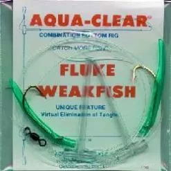 Aqua Clear Aqua-Clear FW-1DG Flounder/Weakfish High/Low Rig