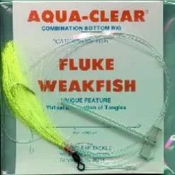 Aqua Clear Aqua-Clear FW-4AC Flounder/Weakfish Single Leader Rig