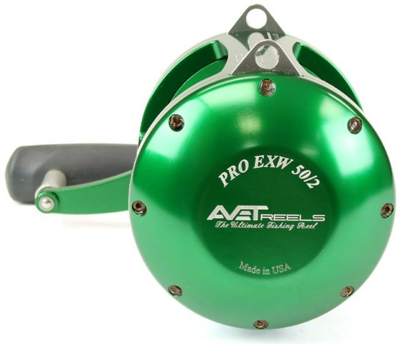 Avet Reels Avet EXW 50/2 Two-Speed Lever Drag Big Game Reel Green 2 Avet Reels Avet EXW 50/2 Two-Speed Lever Drag Big Game Reel Green - Image 2