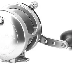 Avet Reels Avet HXJ 5/2 2-Speed Lever Drag Casting Reel Silver - Left-Hand