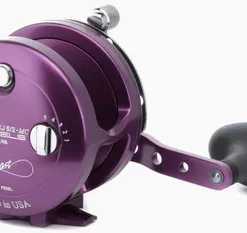 Avet Reels Avet HXJ 5/2 MC Two Speed Lever Drag Casting Reel Purple