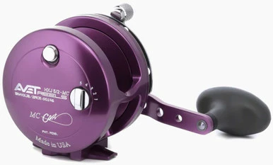 Avet Reels Avet HXJ 5/2 MC Two Speed Lever Drag Casting Reel Purple 1 Avet Reels Avet HXJ 5/2 MC Two Speed Lever Drag Casting Reel Purple