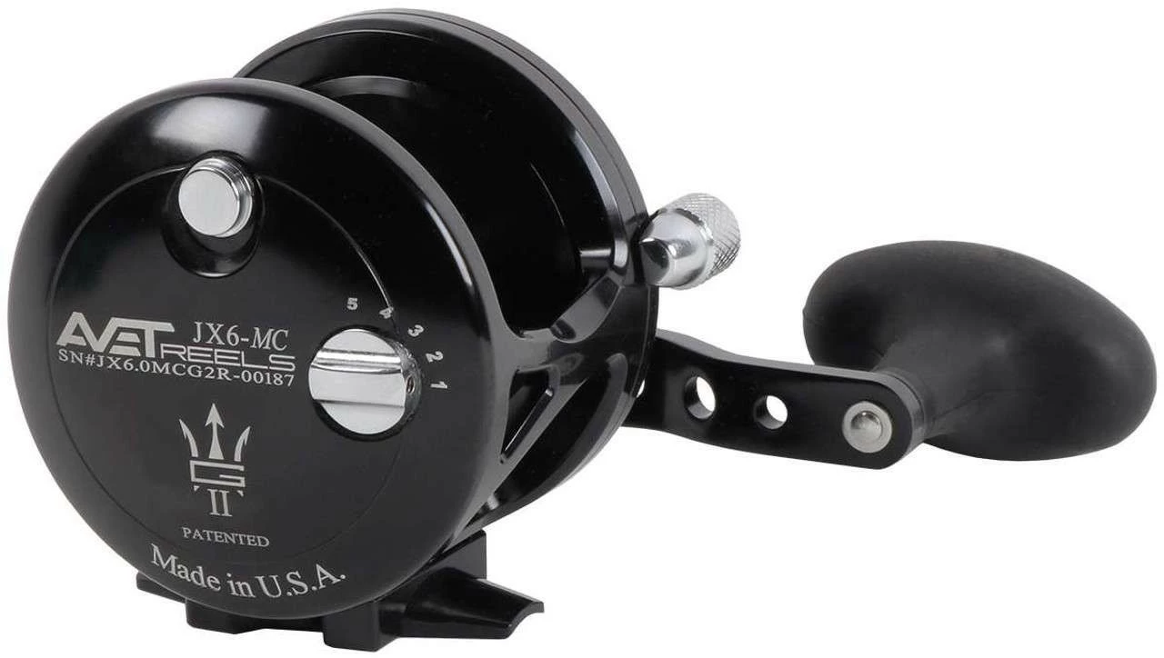 Avet Reels Avet JX 6.0 G2 MC 1 Speed Reel - Black (No Glide Plate) 6 Avet Reels Avet JX 6.0 G2 MC 1 Speed Reel - Black (No Glide Plate) - Image 6