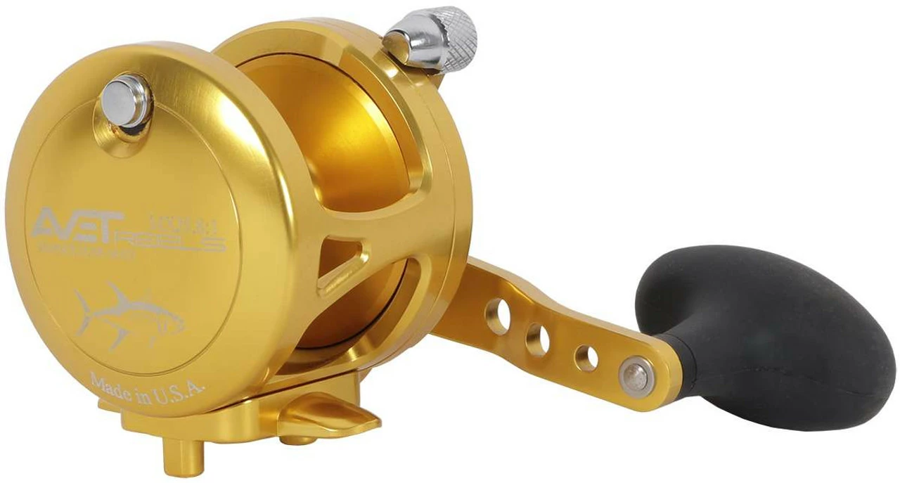 Avet Reels Avet MXJ 5.8 G2 1 Speed Reel - Gold (No Glide Plate) 2 Avet Reels Avet MXJ 5.8 G2 1 Speed Reel - Gold (No Glide Plate) - Image 2