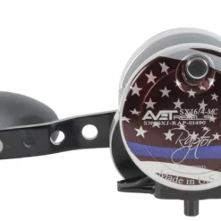 Avet Reels Avet SXJ 6/4 MC Raptor 2-Speed Lever Drag Casting Reel - First Responders Blue Line