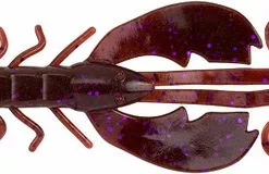 Berkley Powerbait Crazy Legs Chigger Craw - 4in - Cinnamon Purple