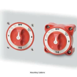 Blue Sea Systems Blue Sea 9001e E-Series Selector Battery Switch -Marine Equipment & Accessories Sales Store blue sea 9001e e series selector battery switch 63545.1651175655