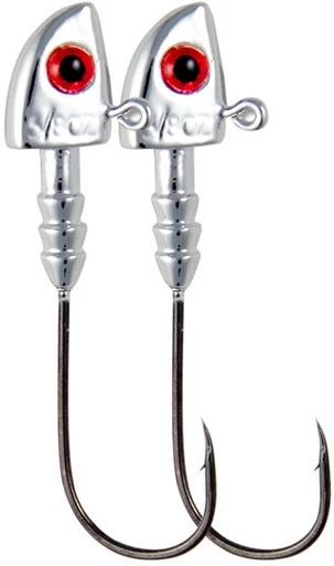 C&H Lures No Alibi Alien Jig Heads - Chrome Series 1 C&H Lures No Alibi Alien Jig Heads - Chrome Series