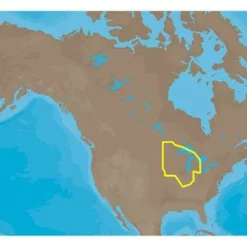 C-MAP MAX Lakes NA-M017 - Region 1: North