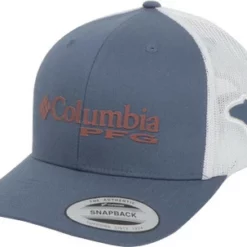 Columbia PFG Mesh Snap Back Ball Cap - Dark Mountain