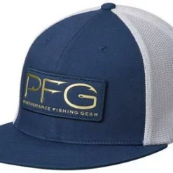 Columbia PFG Mesh PFG Hook Patch Flat Brim Hat