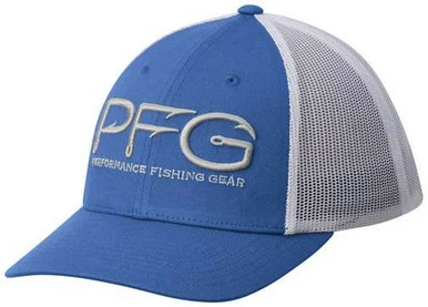 Columbia PFG Hook Mesh Ball Cap - Vivid Blue 1 Columbia PFG Hook Mesh Ball Cap - Vivid Blue