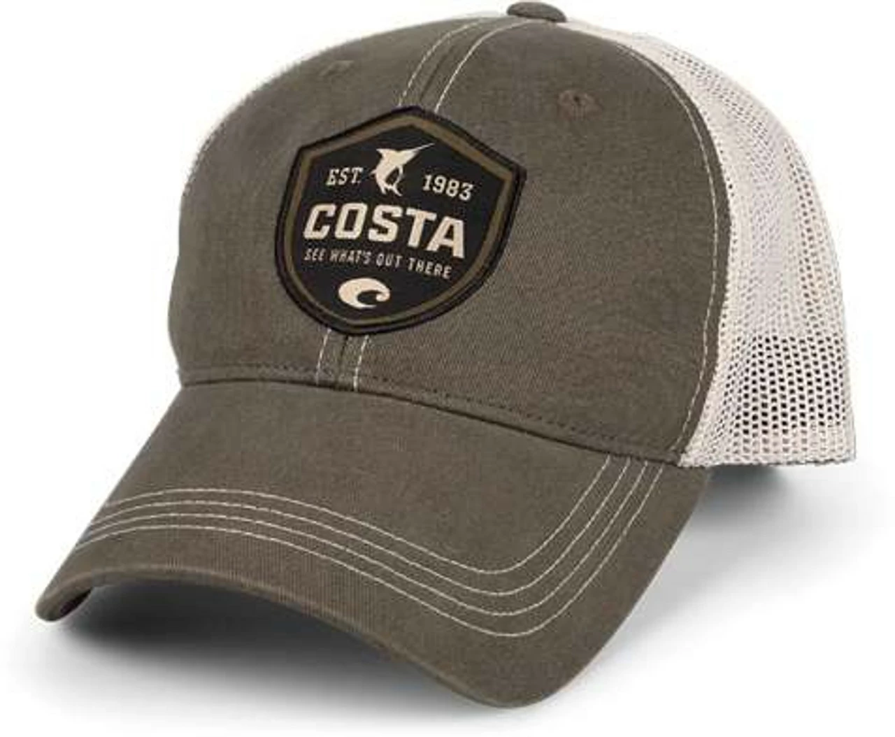 Costa Del Mar Shield Trucker Hat 1 Costa Del Mar Shield Trucker Hat