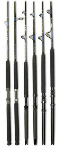 CROWDER RODS Crowder Bluewater AFTCO Unibutt/HD Roller Guide Stand-Up Rods 1 CROWDER RODS Crowder Bluewater AFTCO Unibutt/HD Roller Guide Stand-Up Rods