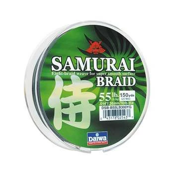 Daiwa Samurai Braided Line 150yds Green 1 Daiwa Samurai Braided Line 150yds Green