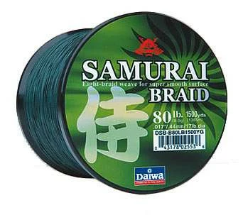 Daiwa Samurai Braided Line 300yds 1 Daiwa Samurai Braided Line 300yds