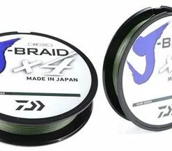 Daiwa J-Braid X4 Dark Green Line - 150yds 8