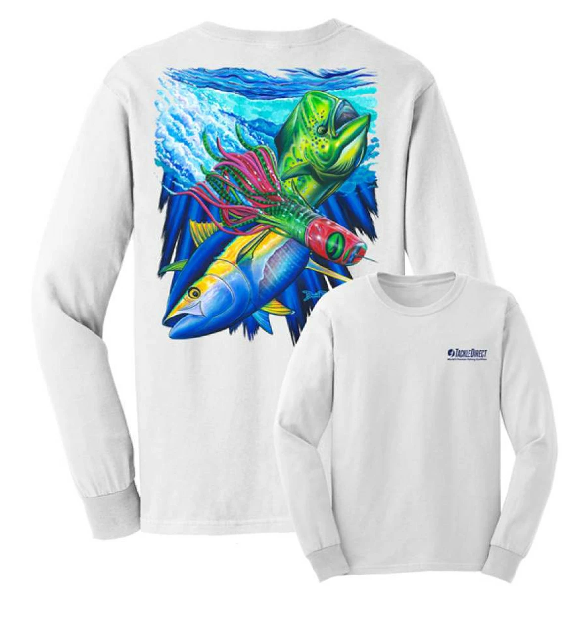 David Dunleavy DDL8049 TD Mahi Tuna Lure Long Sleeve T-Shirts 2 David Dunleavy DDL8049 TD Mahi Tuna Lure Long Sleeve T-Shirts - Image 2