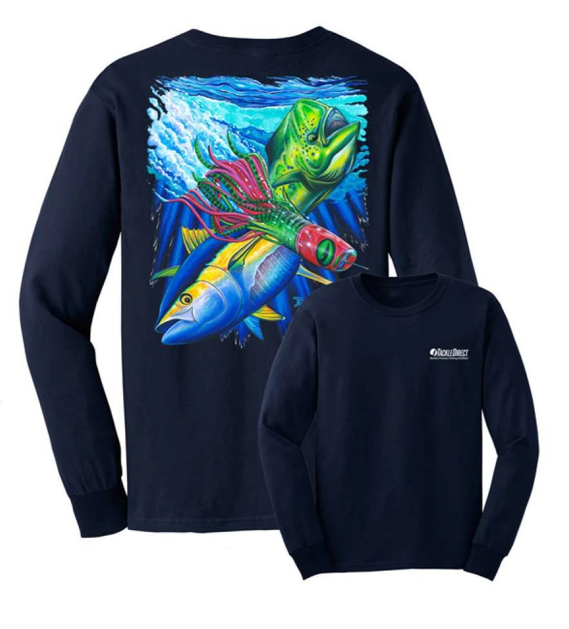 David Dunleavy DDL8049 TD Mahi Tuna Lure Long Sleeve T-Shirts 1 David Dunleavy DDL8049 TD Mahi Tuna Lure Long Sleeve T-Shirts