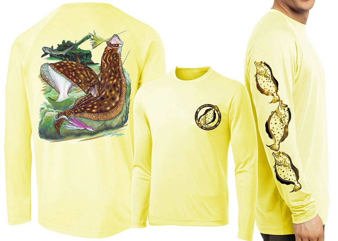David Dunleavy Flounder Reef LS Performance Shirts 4 David Dunleavy Flounder Reef LS Performance Shirts - Image 4