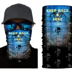 David Dunleavy Face Guard - Keep 6ft Back Grunge